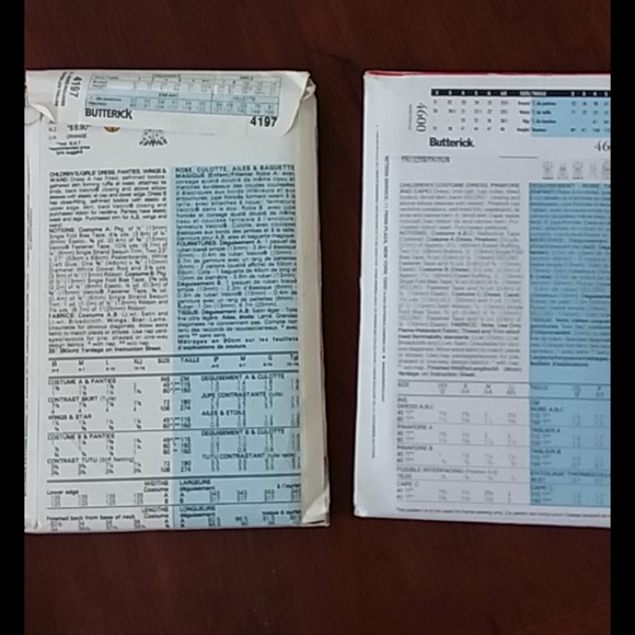 Pair of Butterick Girl's Costume Patterns - Picture 4 of 5